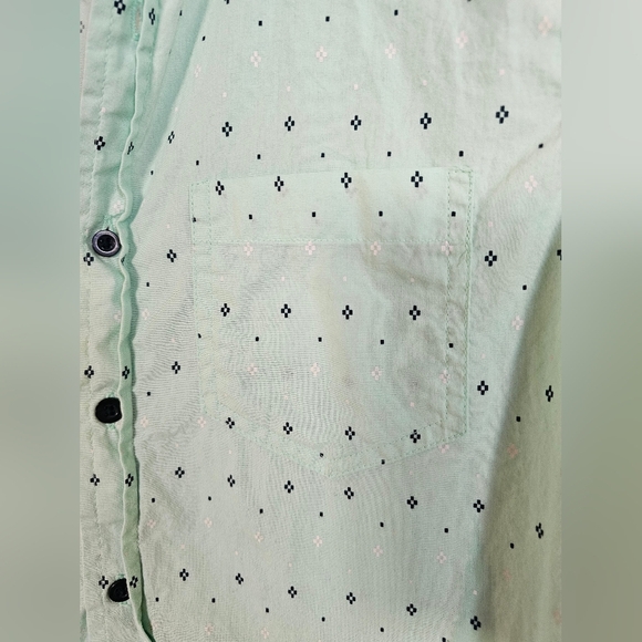 Carbon Blue Casual Button Down Shirt - Picture 4 of 5